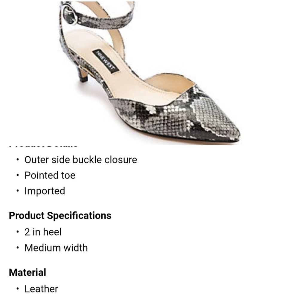 NINE WEST QUINTEENA HEELS - NIB!